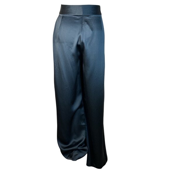 The Sei Wide Leg Trousers in Ink 2 New Womens Silk Pants - Picture 7 of 13